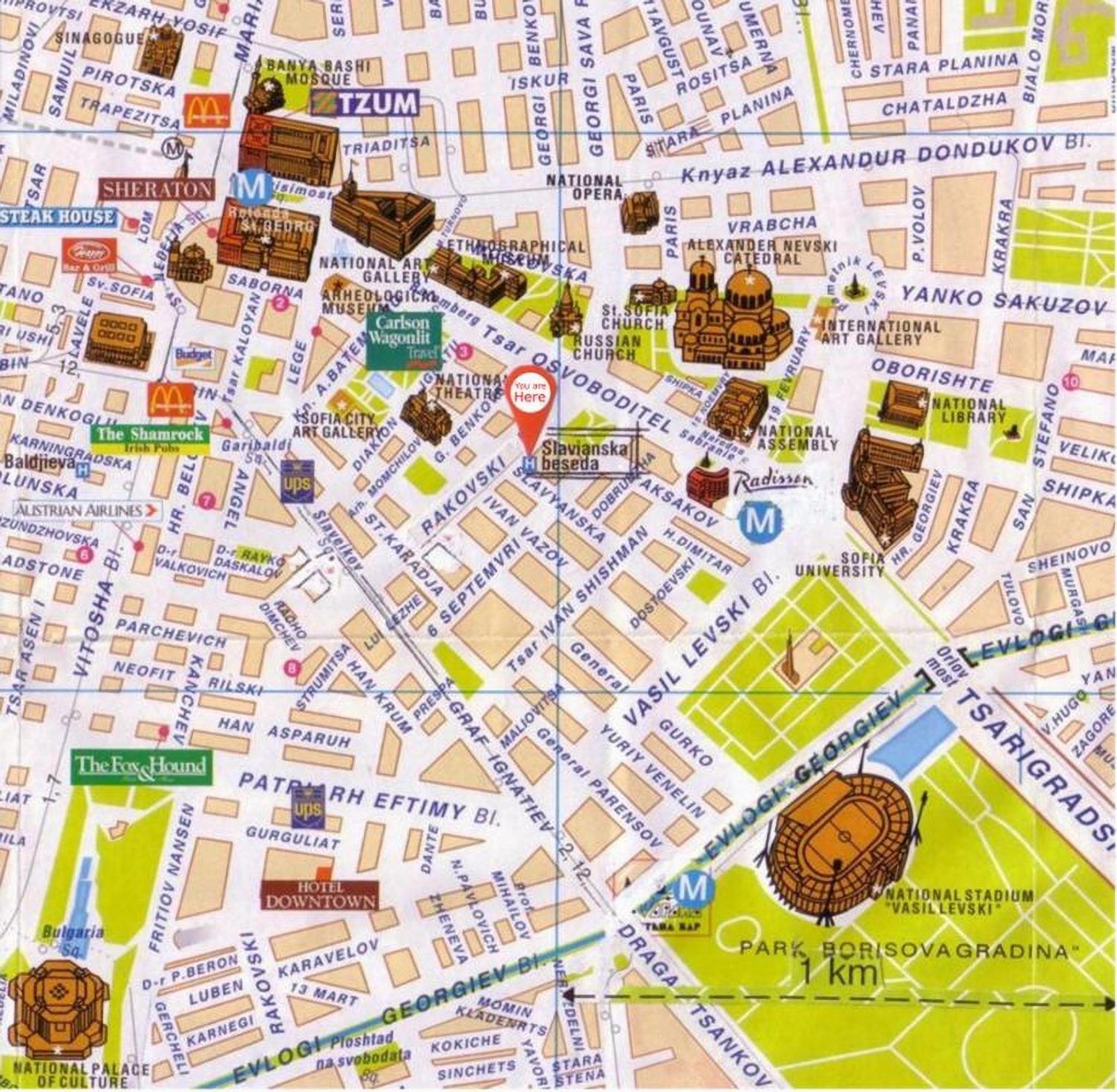 Top Center, 3Bdr, Heart Of The City, Free Secured Parking 索菲亞 外观 照片